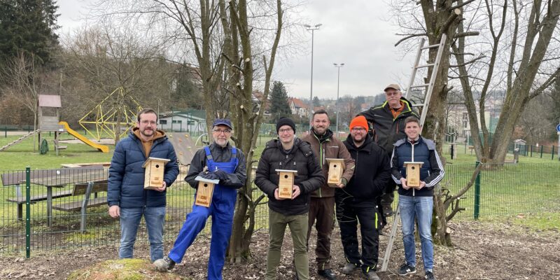 Foto CDU Urexweiler Nistkästen Februar 2023
